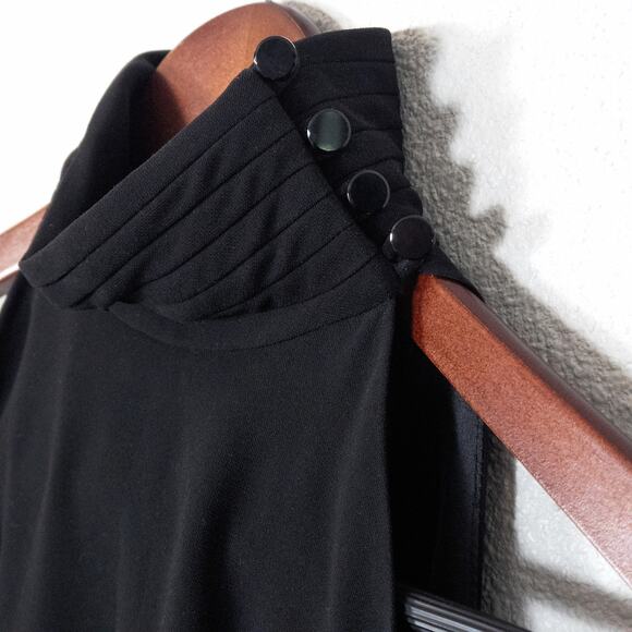 NEW Lauren Ralph Lauren Women’s Black Halter Dress Minimalist Eveningcore Size 6 - Picture 3 of 9